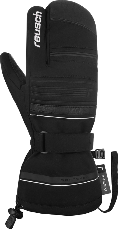 Reusch Conan R-TEX XT Lobster skihandschoenen zwart/wit