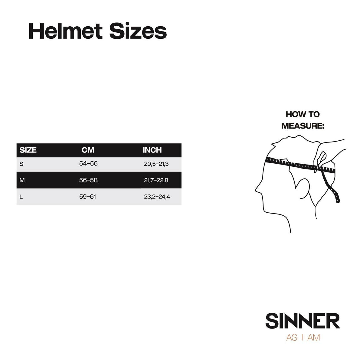 Sinner SNOWMASS 50-54 cm