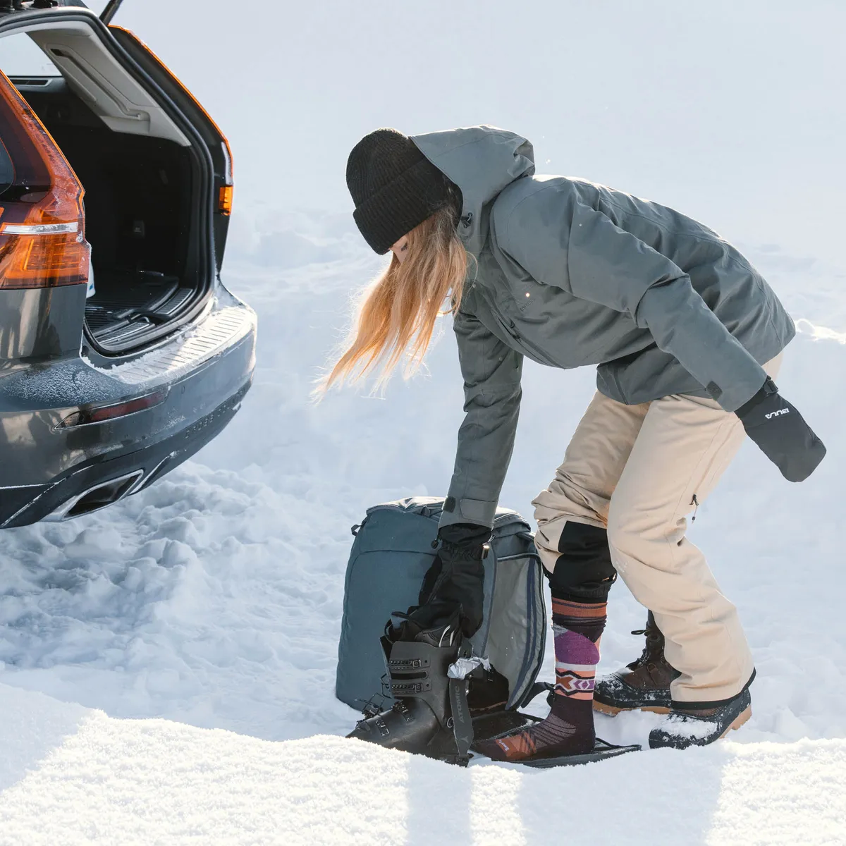 Thule RoundTrip skischoenrugzak 45L zwart
