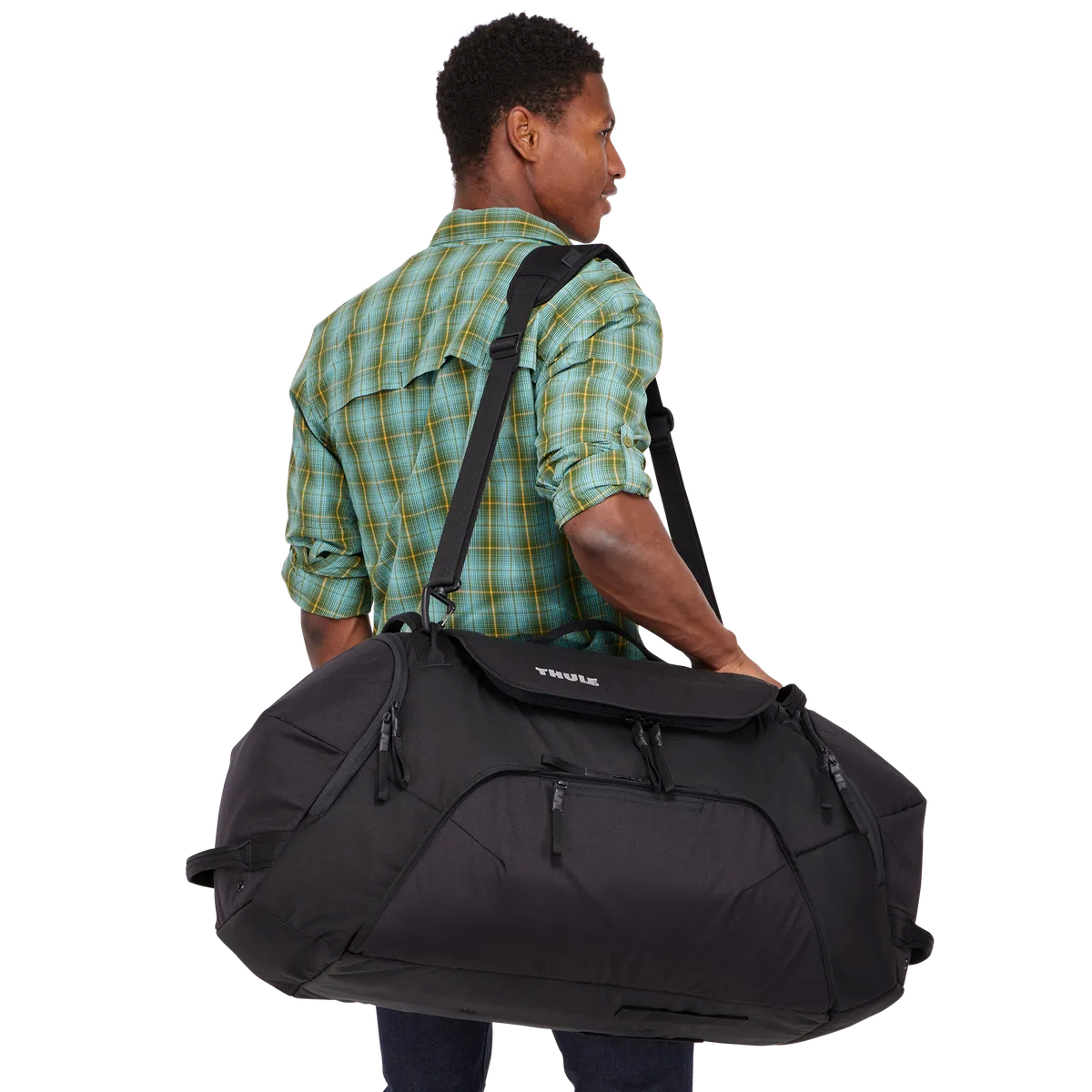 Thule RoundTrip ski- en snowboard duffel 80L zwart