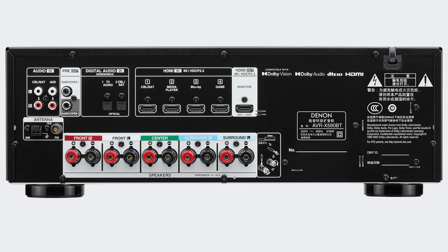 Denon AVRX580BT