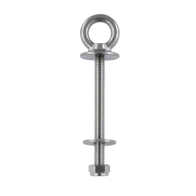 Marinetech Oogbout M8x80 met kraag en metrische draad