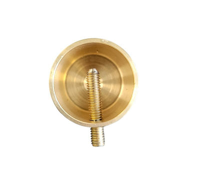 Seilflechter Touw Eindkap 35 mm voor handrailing/trapleuning touw messing