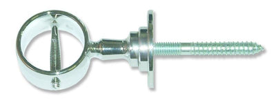 Seilflechter Touw Leuninghouder 35 mm voor handrailing/trapleuning touw messing (twee schroefgaten)