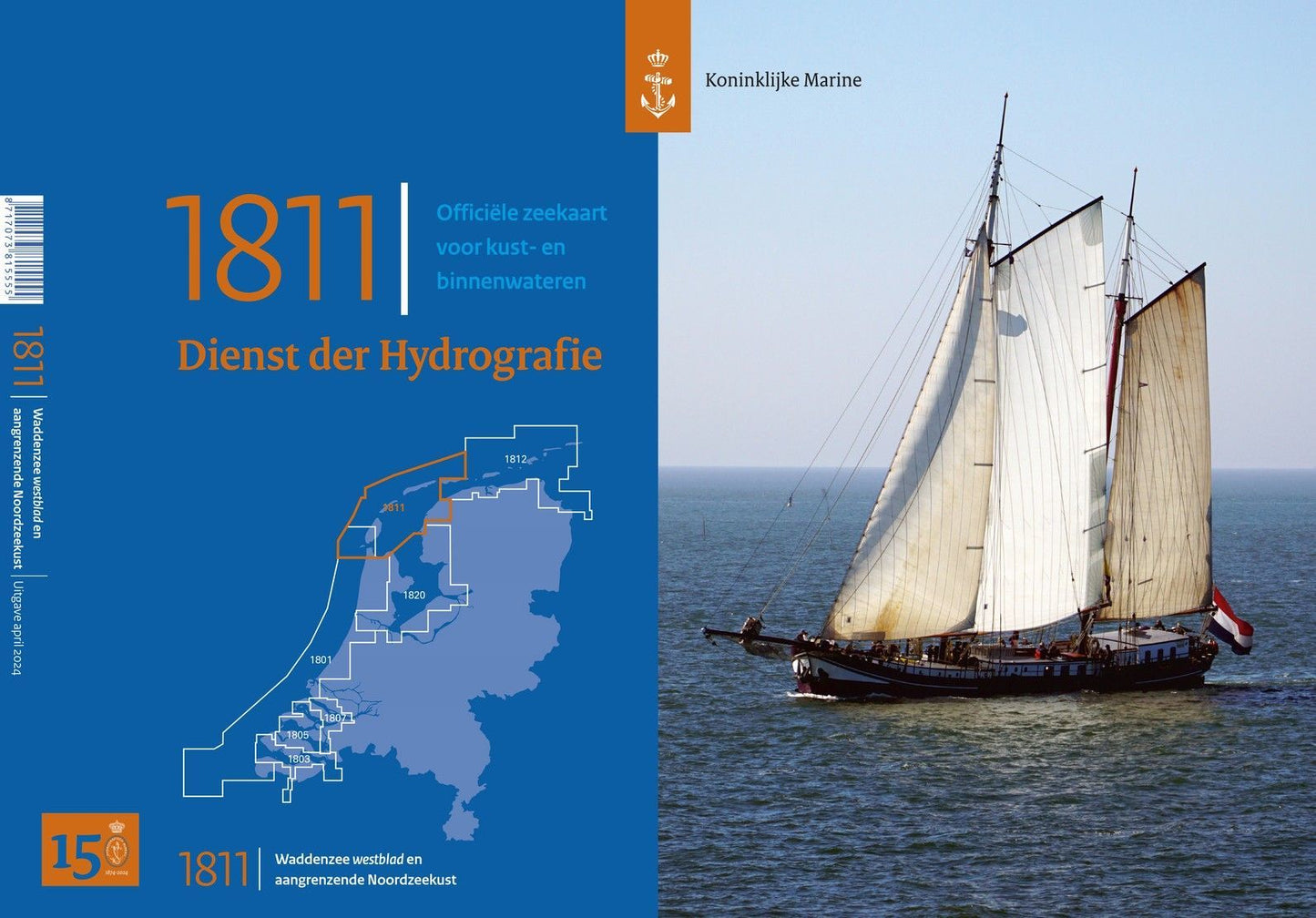Hydrografische Kaart 1811 Waddenzee West