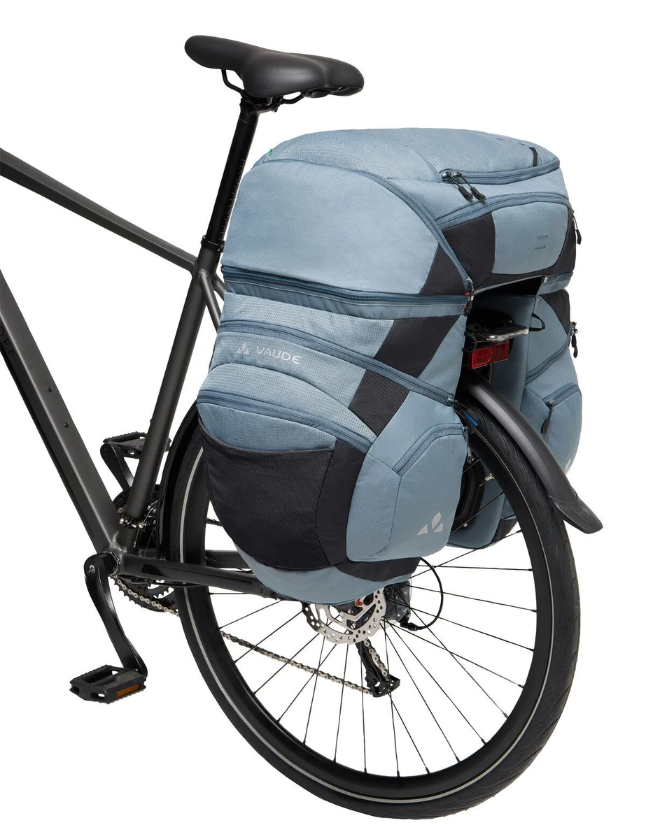 Vaude Karakorum Pro driedelige fietstassenset blauw/zwart