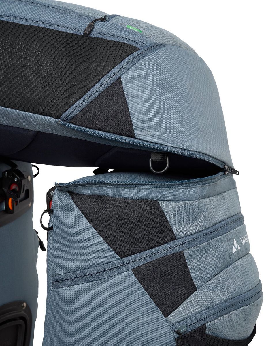 Vaude Karakorum Pro driedelige fietstassenset blauw/zwart