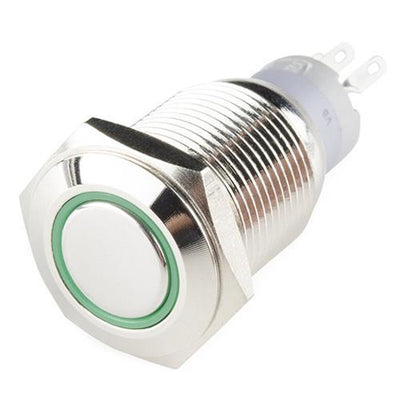 Hollex Puls Drukknop RVS 12V