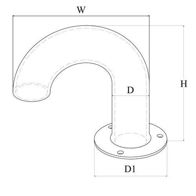 Hollex Kabeldoorvoer 19.5 mm RVS