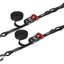Speedstrap Ratchet Tie-down 25 mm x 4.5 m spanbanden met S-haken en lus (2 stuks)