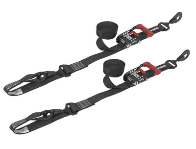 Speedstrap Ratchet Tie-down 38 mm x 3 m spanbanden met S-haken en lus (2 stuks)