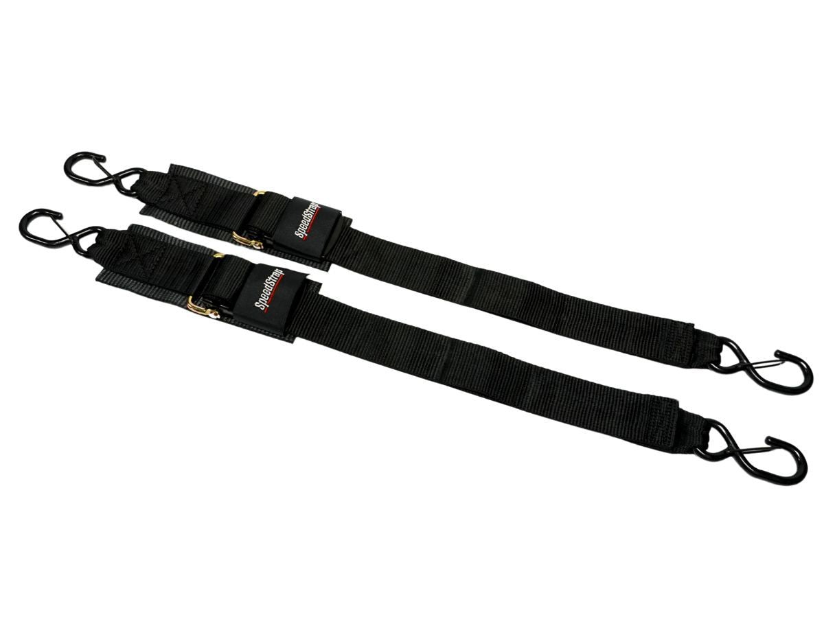 Speedstrap Tie-down band 50 mm x 1.2 m met S-haken (2 stuks)