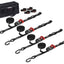 Speedstrap Heavy Duty Kit 25 mm x 4. m spanbandenset met haak en lus (4 stuks)