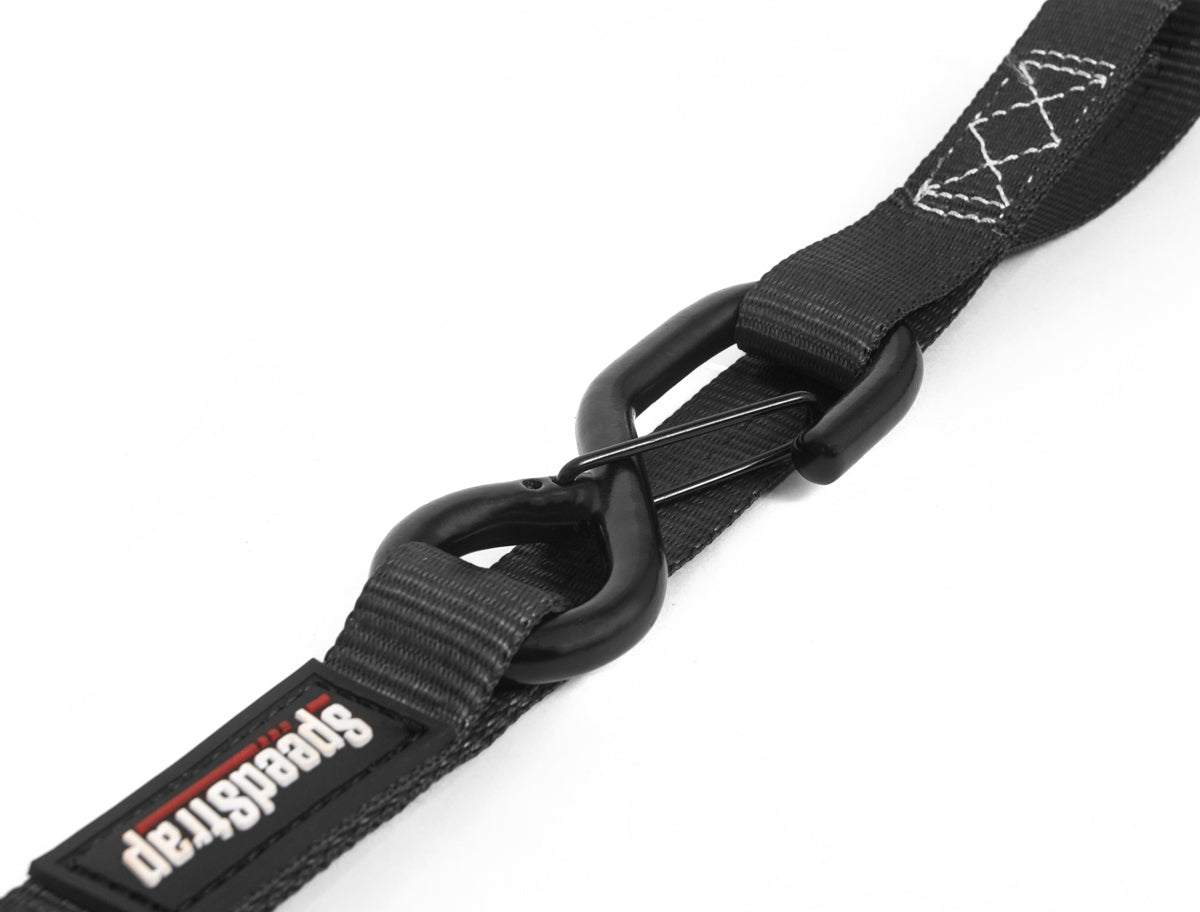 Speedstrap Heavy Duty Kit 25 mm x 4. m spanbandenset met haak en lus (4 stuks)