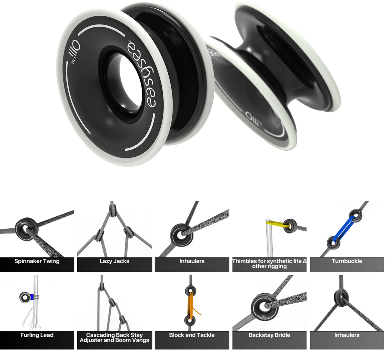Easysea Olli XL anti-shock low friction ring 38x28 mm
