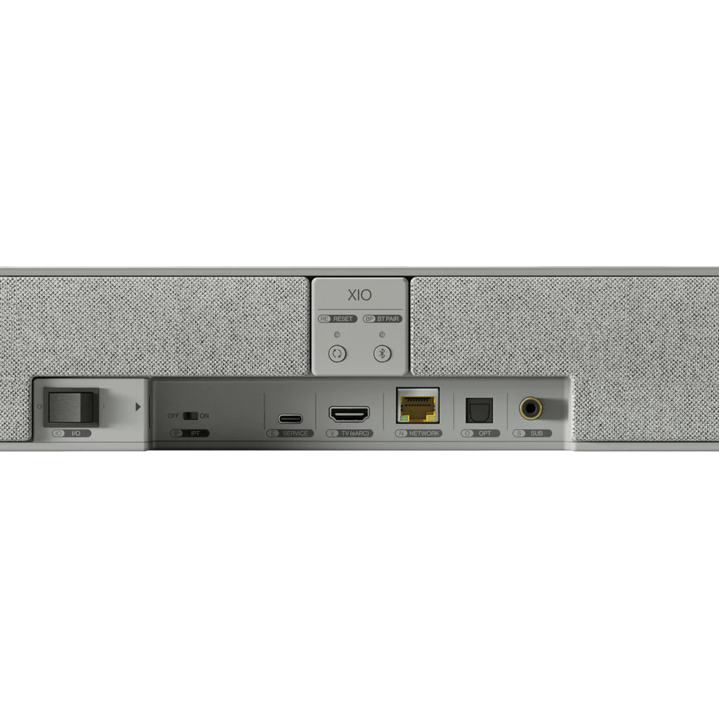 Kef XIO Soundbar zilver