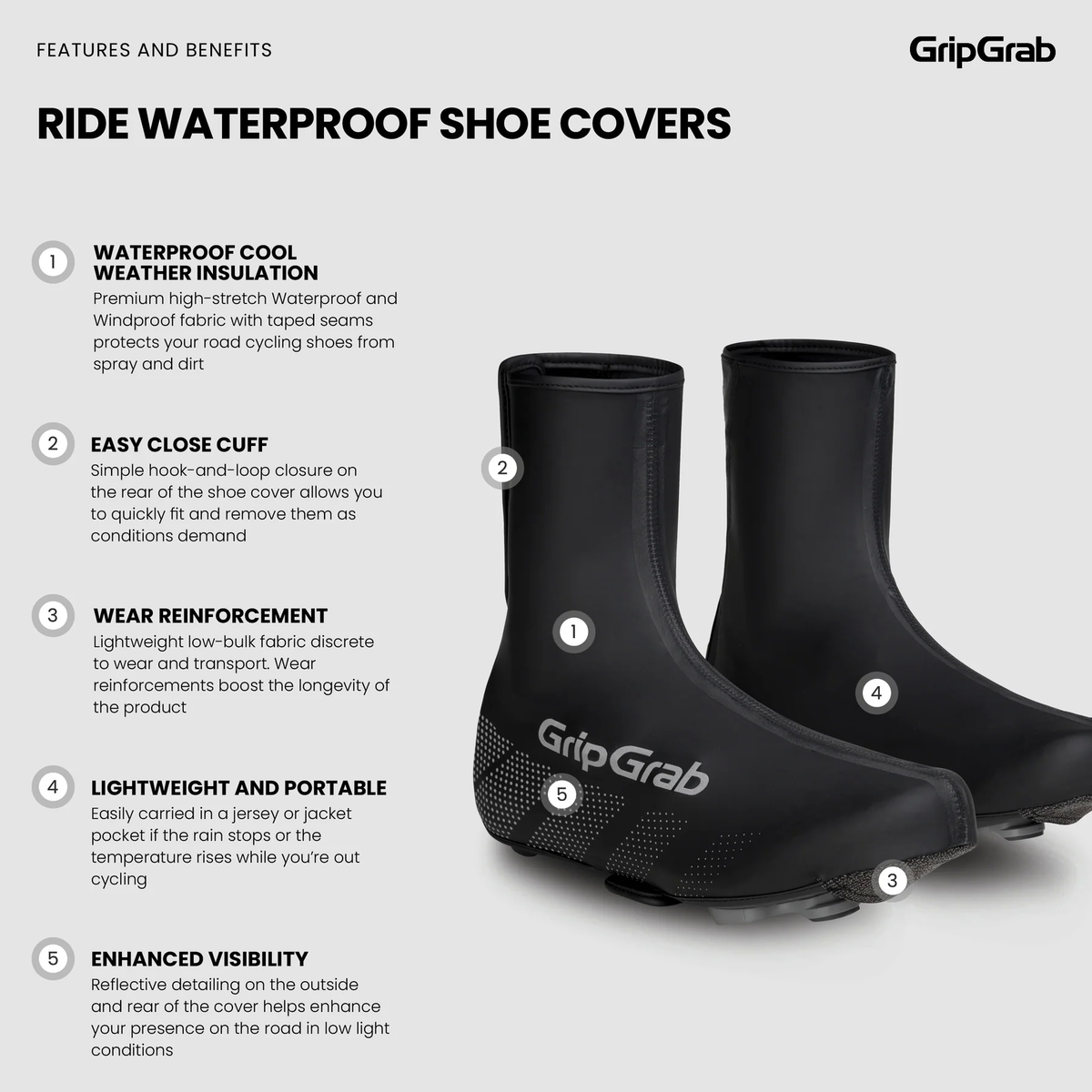 GripGrab RIDE Waterproof Road 40-41
