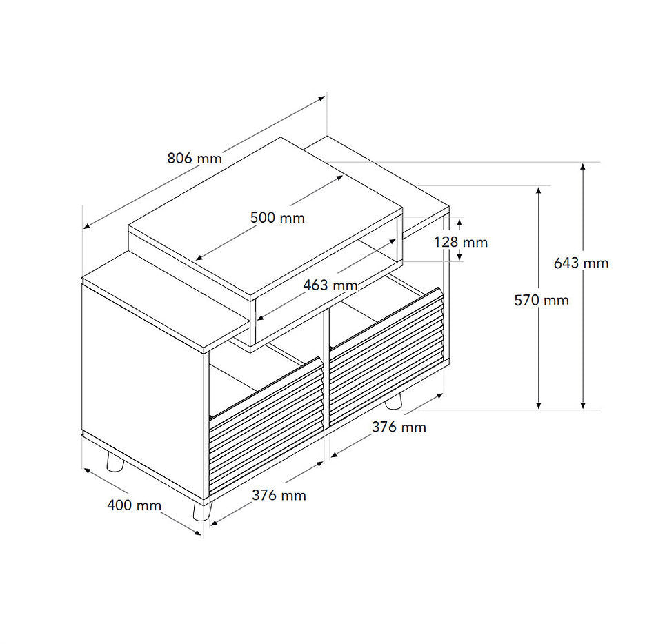 NorStone OSLO 800 zwart