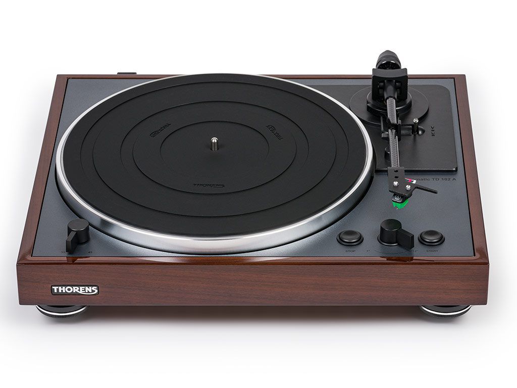 Thorens TD 102A walnoot