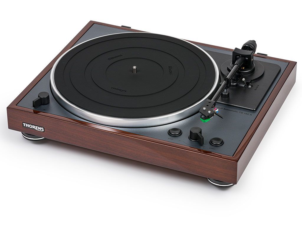 Thorens TD 102A walnoot