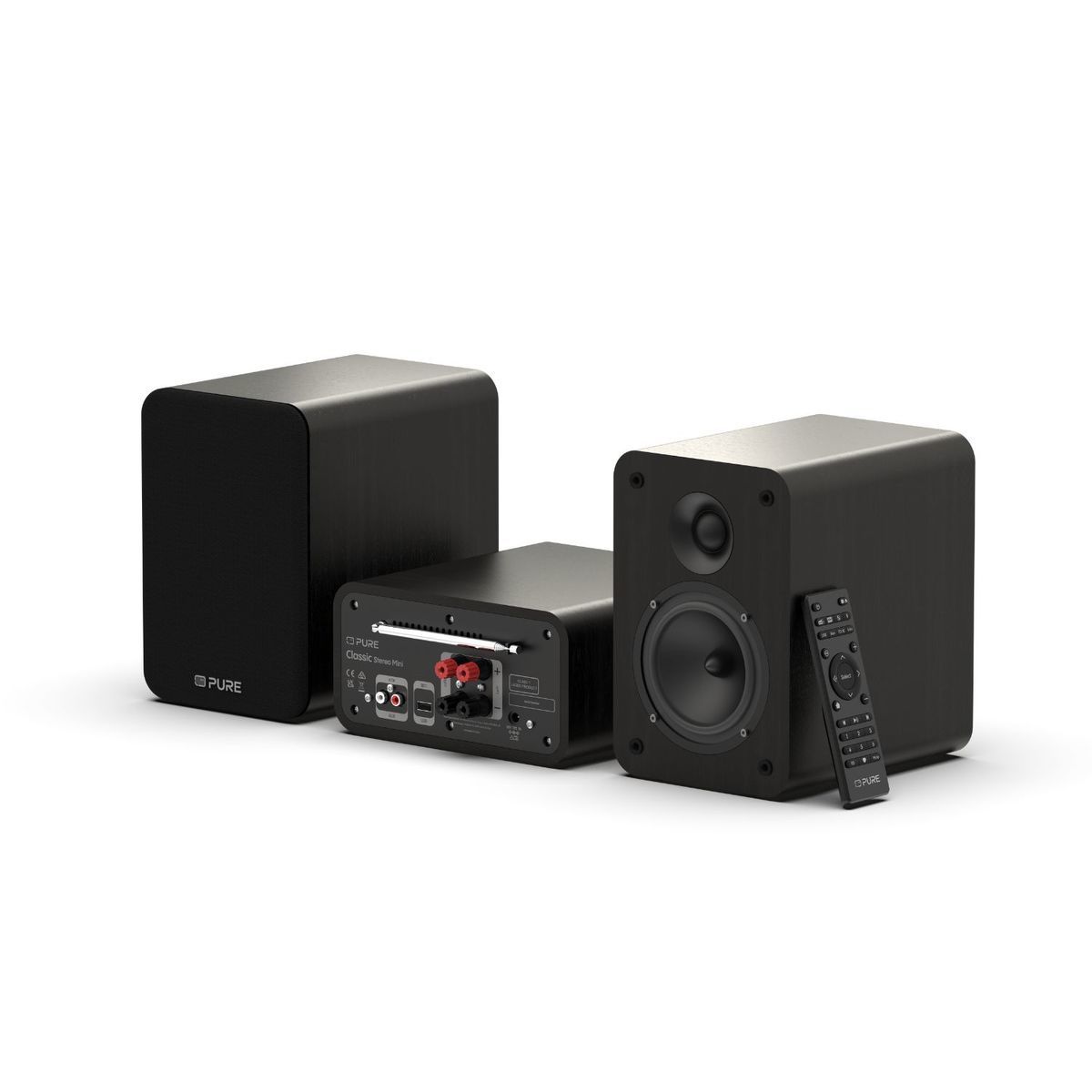 Pure ClassicStereo mini zwart