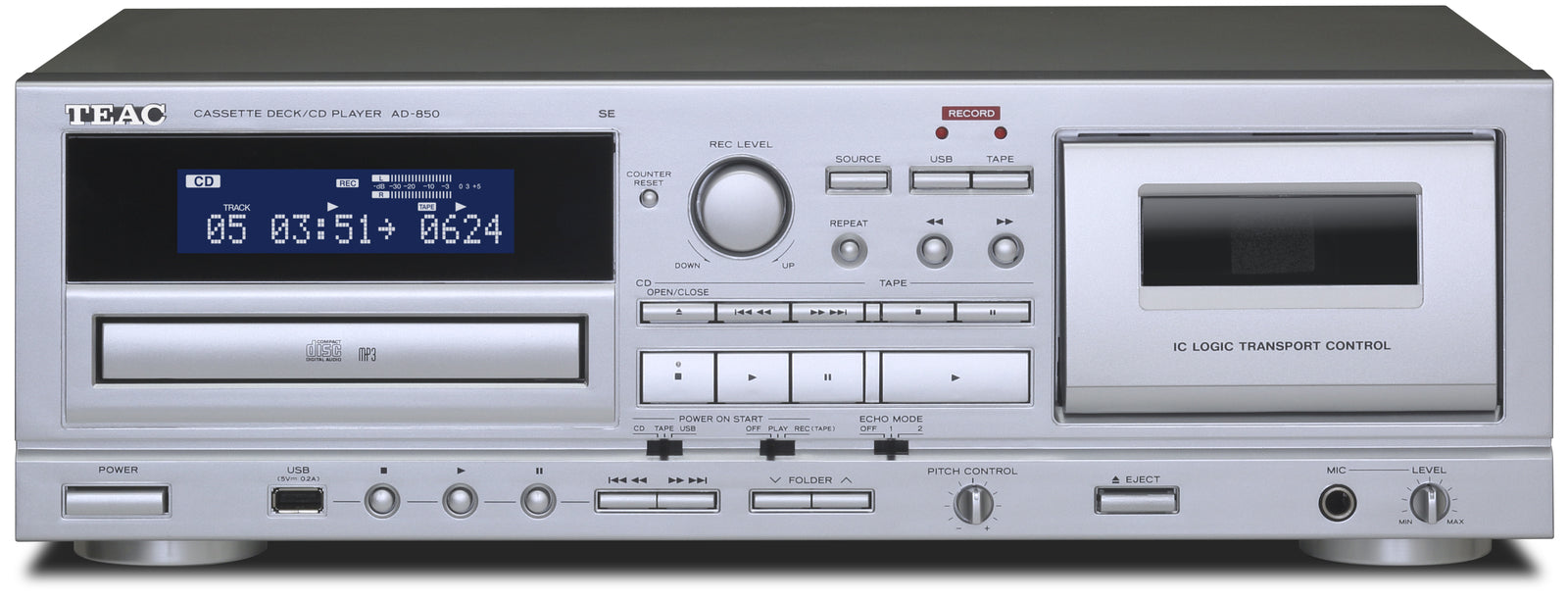 Teac AD-850SE ZILVER