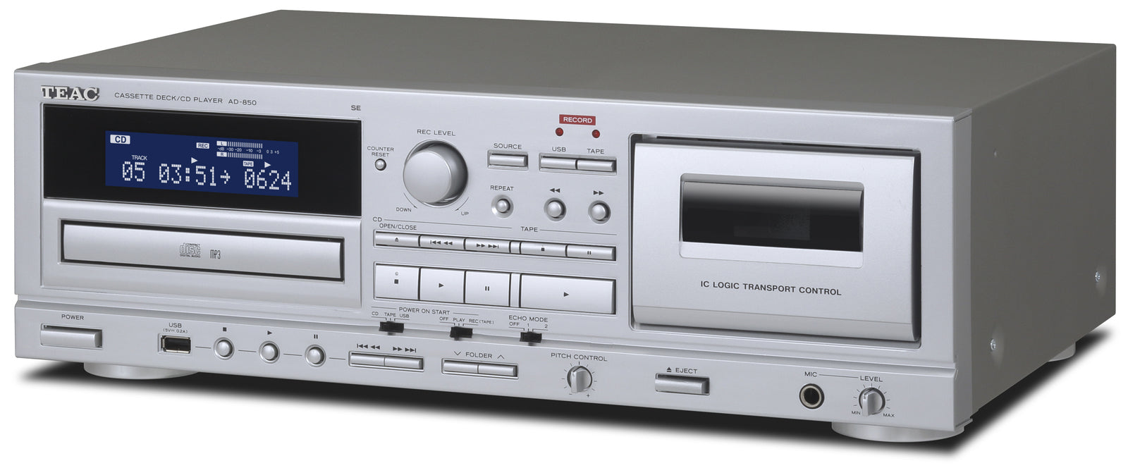 Teac AD-850SE ZILVER