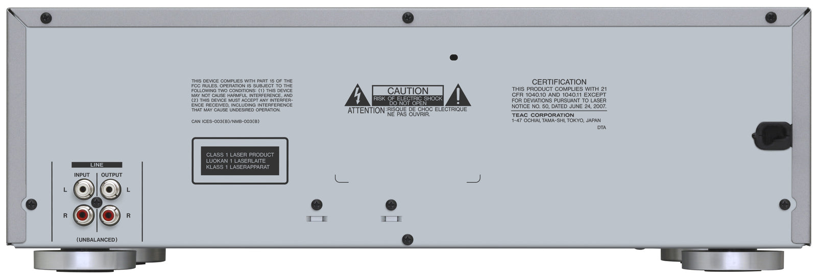 Teac AD-850SE ZILVER