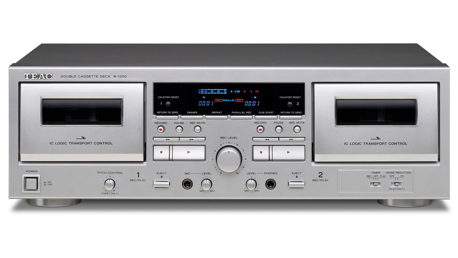 Teac W-1200S ZILVER
