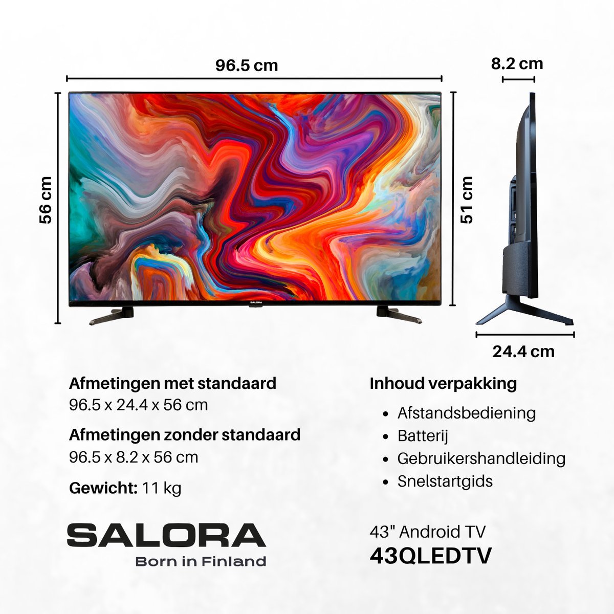 Salora 43QLEDTV