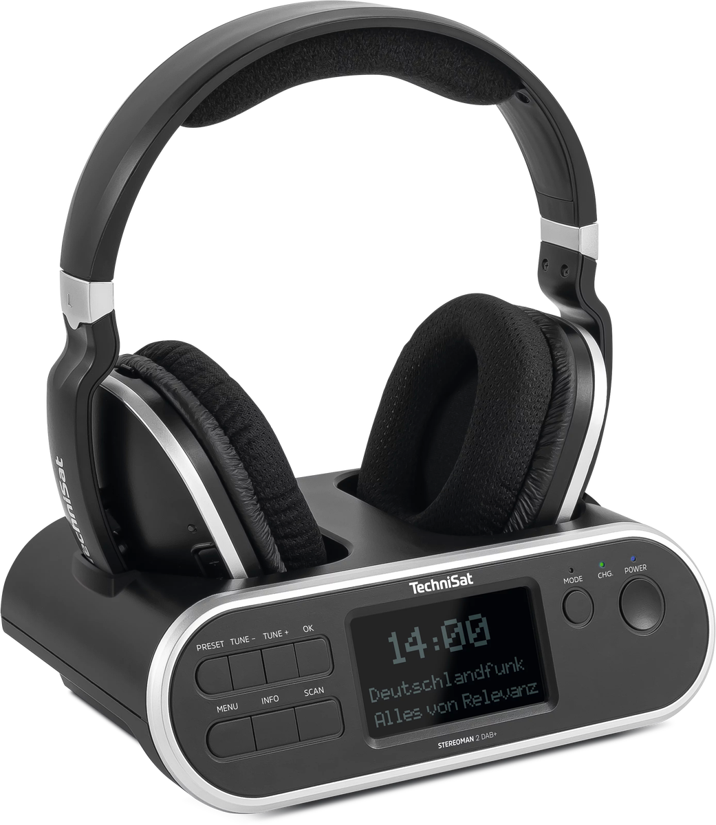 TechniSat Stereoman 2DAB+ zwart