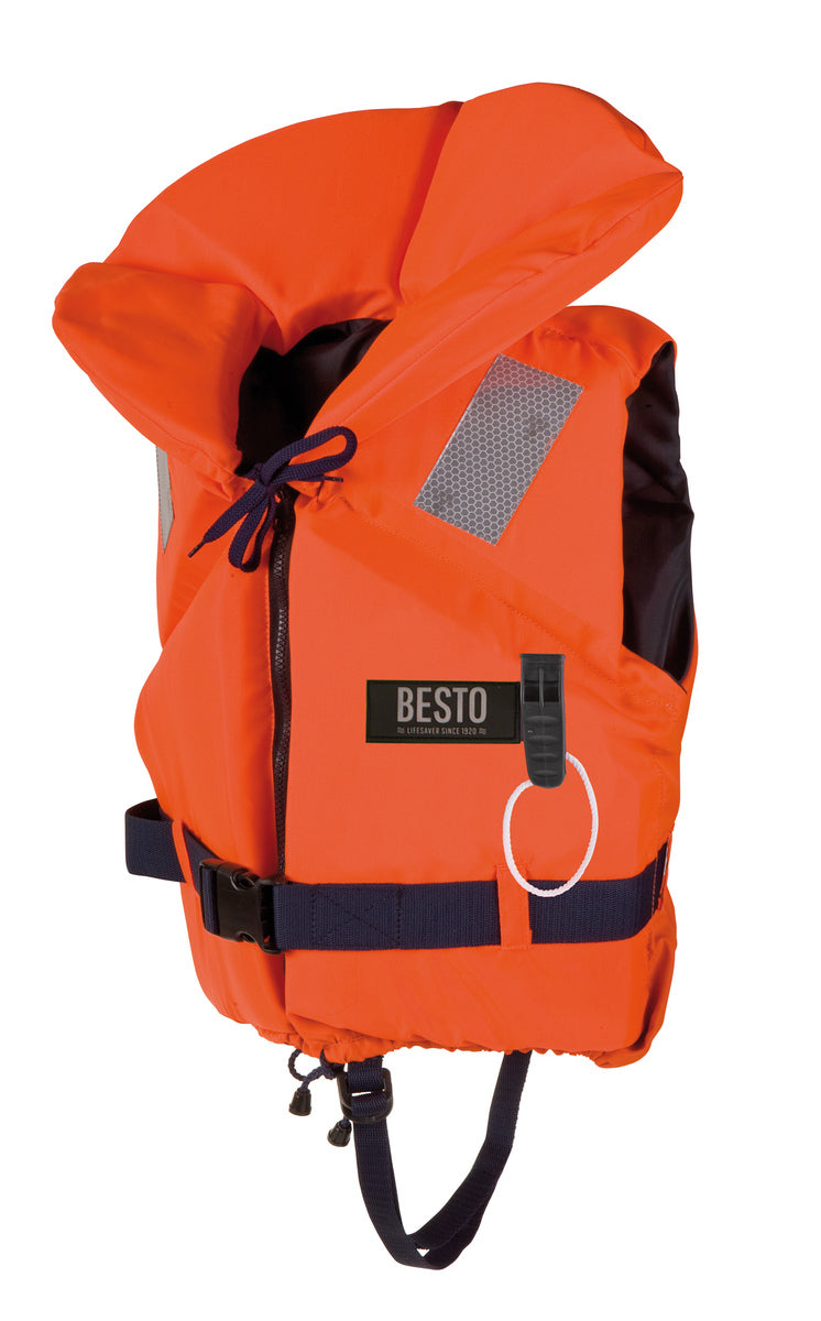 Besto Racingbelt special 100N reddingsvest oranje met ster baby (5-15 kg)
