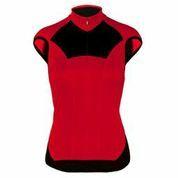 Bioracer BELLUNA fietsshirt korte mouwen rood dames