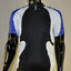 Bioracer GRAPHIC fietsshirt korte mouwen zwart met blauw heren,2 rugzakjes, rits,