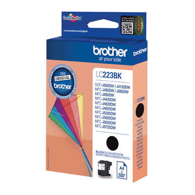 Brother LC-223BK Cartridge geschikt tot max. 550 pagina´s