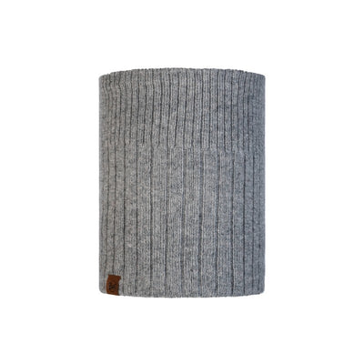 Buff Knitted & Polar Neckwarmer Kort Light Grey nekwarmer