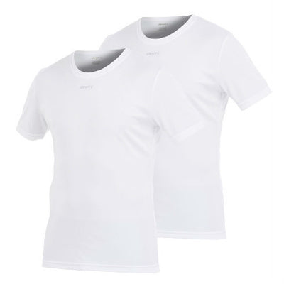 Craft Cool Multi 2-Pack heren ondershirts met korte mouwen wit