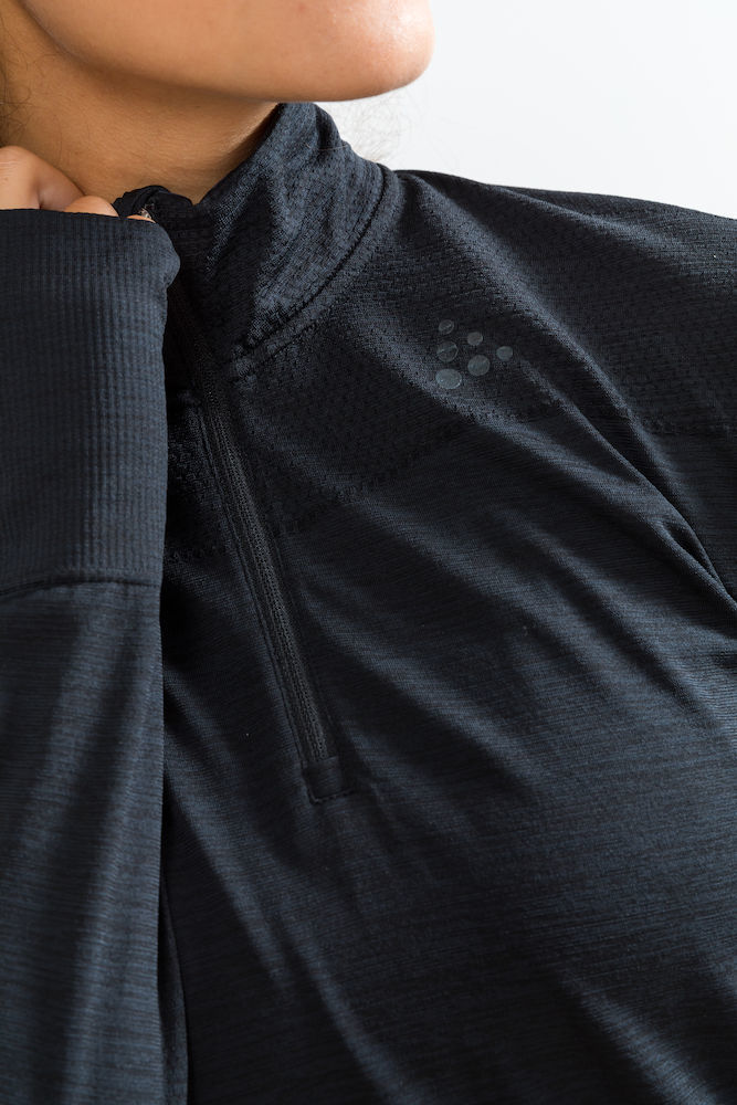 Craft Fuseknit Comfort Zip W maat XL ondershirt met lange mouwen