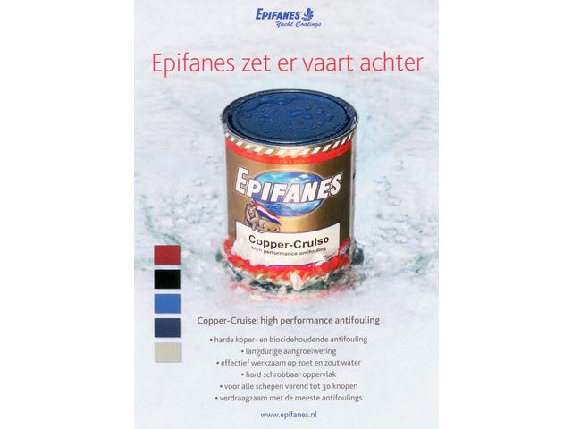 Epifanes Copper-Cruise zelfslijpende antifouling 750 ml