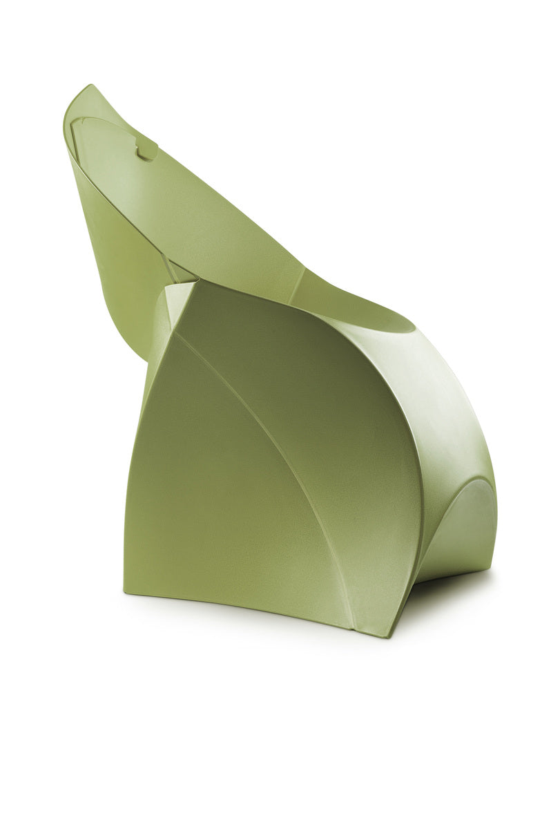 Flux Chair Junior opvouwbare design kinderstoel groen (4 stuks)