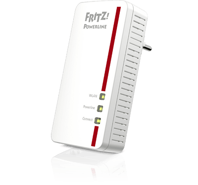 Fritz! Powerline 1260E set bestaat uit 2 adapters, een 1220E en 1260E (WiFi access point)