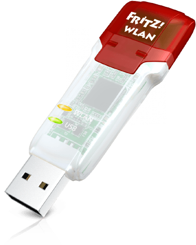 Fritz! WLAN stick AC 860 wifi usb stick, geschikt voor 2,4 en 5 GHz band