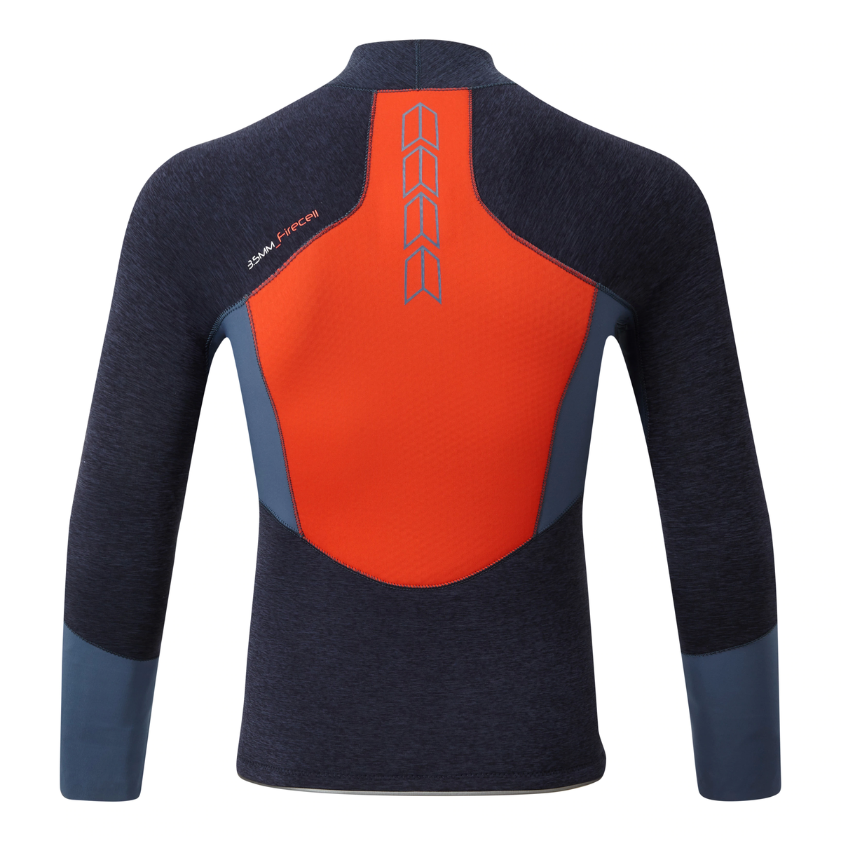 Gill Race FireCell Top 3.5 mm wetsuit top blauw kinder