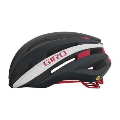 Giro Synthe Mips II race fietshelm grijs/wit/rood
