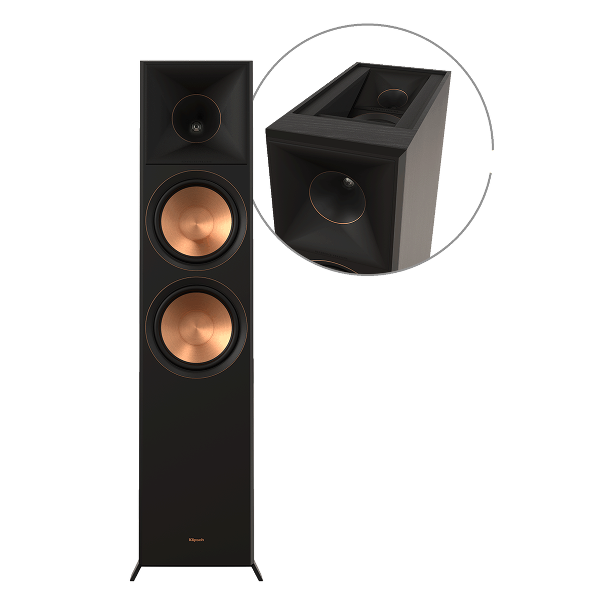 Klipsch RP8060FA EBONY vloerstaande Dolby Atmos luidspreker