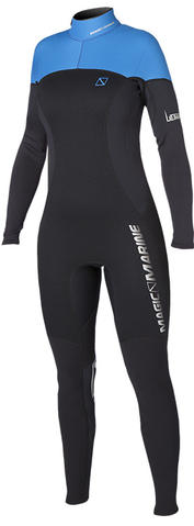 Magic Marine Ultimate Fullsuit 5/3 dames full-wetsuit Back-Zip met lange mouwen en lange benen