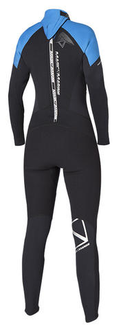 Magic Marine Ultimate Fullsuit 5/3 dames full-wetsuit Back-Zip met lange mouwen en lange benen