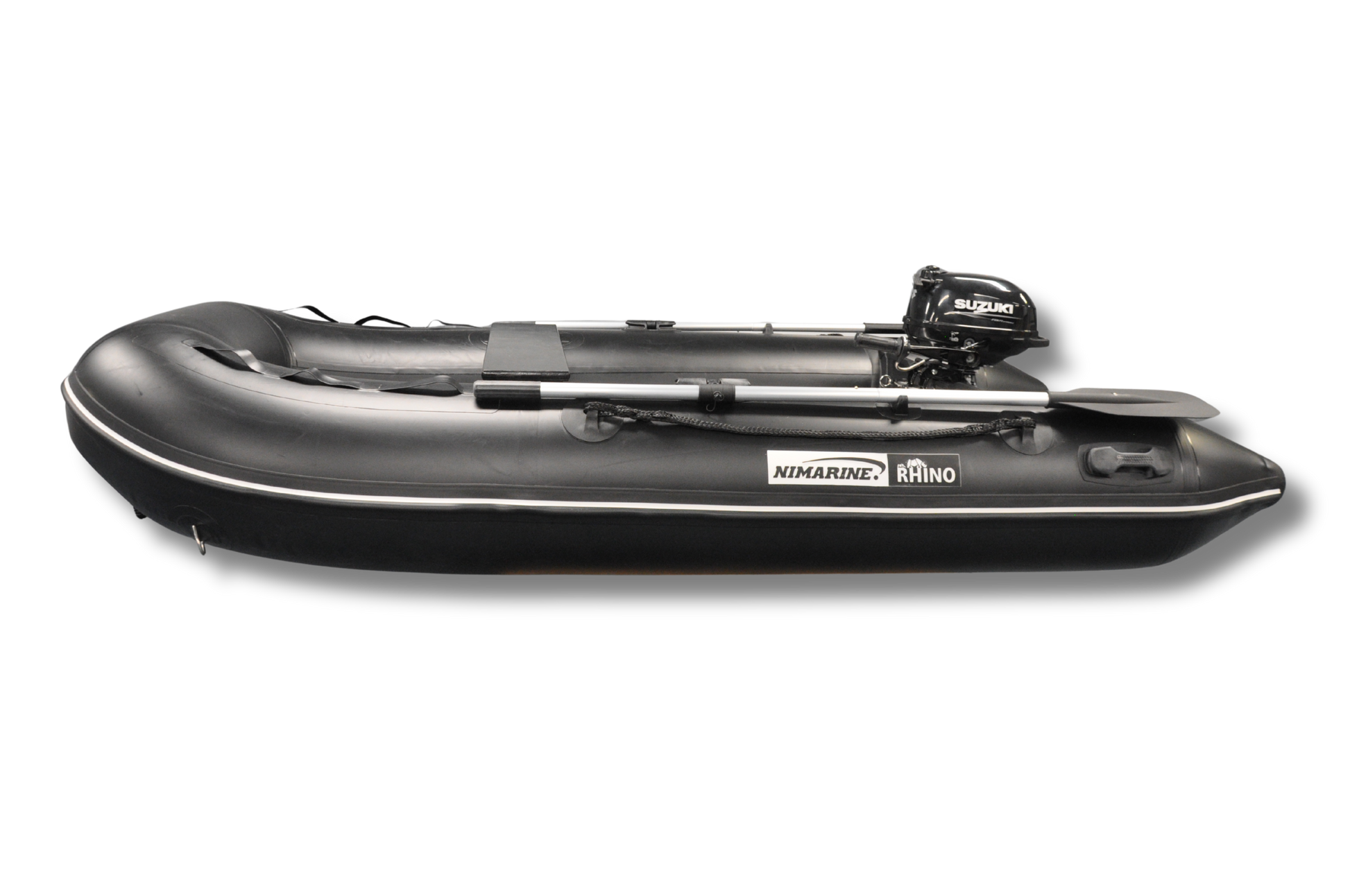 Nimarine MX 290 ALU Black Rhino Suzuki 2.5 pk rubberboot zwart