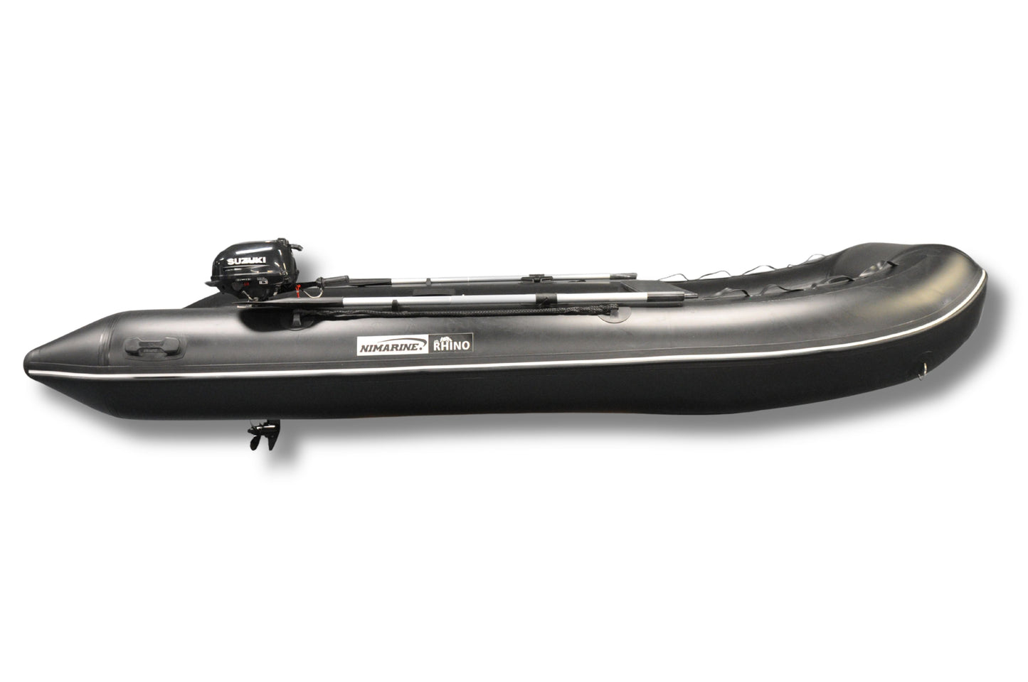 Nimarine MX 390 ALU Black Rhino Suzuki 2.5 pk rubberboot zwart
