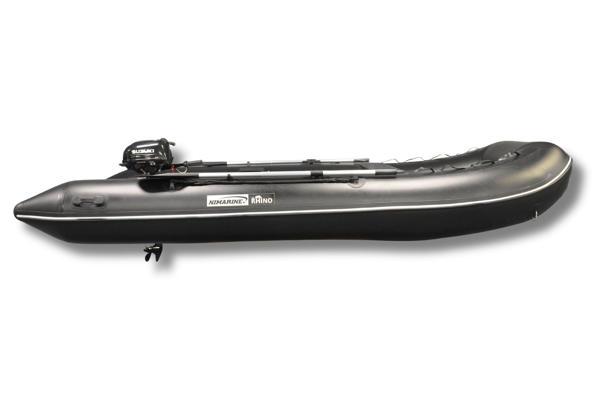 Nimarine MX 390 ALU Black Rhino Suzuki 2.5 pk rubberboot zwart